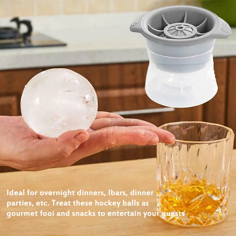 2.5INCH Round Ball Ice Cube Makers Kitchen Ice Cream Moulds Ball Ice Molds DIY Home Bar Party Cocktail Home Cocina Kitchen Tools