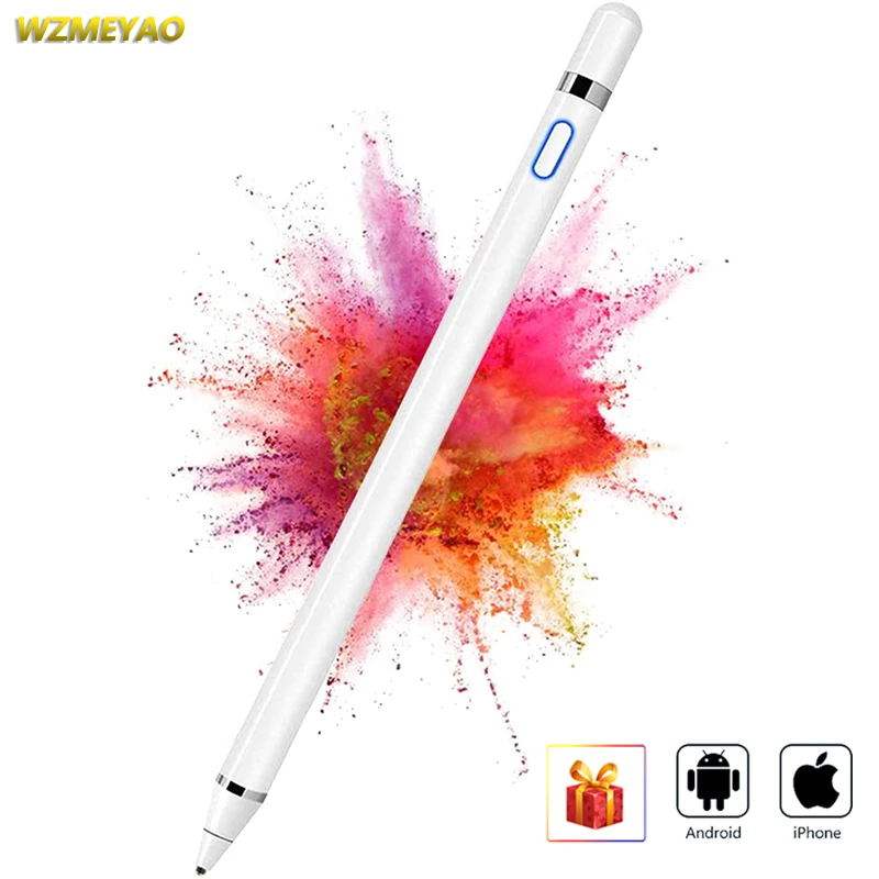 Active Stylus Pen for Android,iOS, iPad, iPhone and Most Tablet, 1.5mm Fine Point Rechargeable Digital Stylus Pen for Drawing