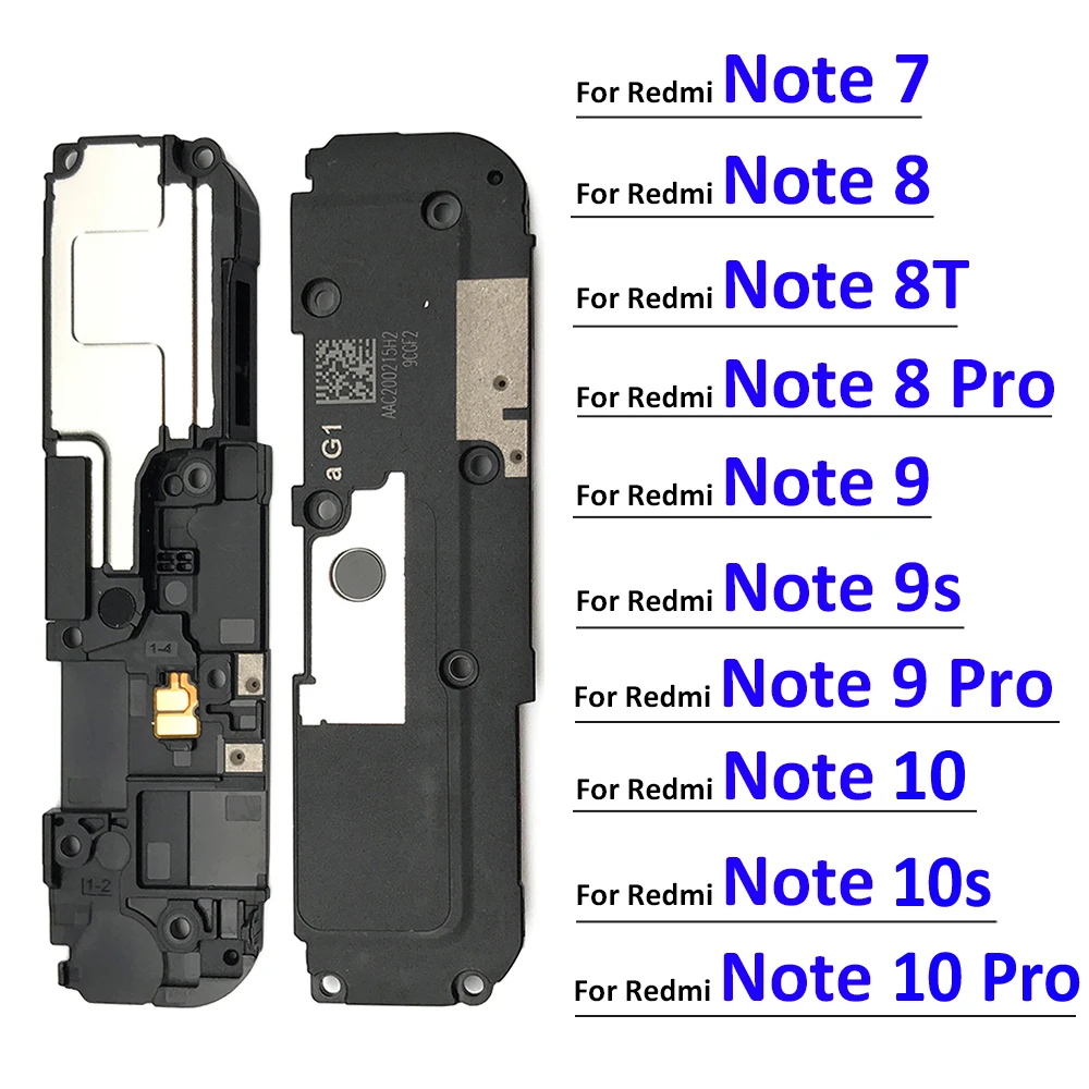 New Loudspeaker For Xiaomi Redmi 4X 5 Plus 6 6A 8 8A 9 9A / Note 4X 5 6 7 8 8T 9 9s 10 Pro Loud Speaker Buzzer Ringer Flex Cable