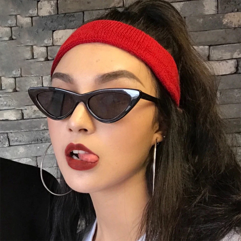 Women Sexy Vintage Sunglasses Fashion Small Triangle Sunglasses Female Shades Ladies Trending Streetwear Colorful  Eyewear UV400