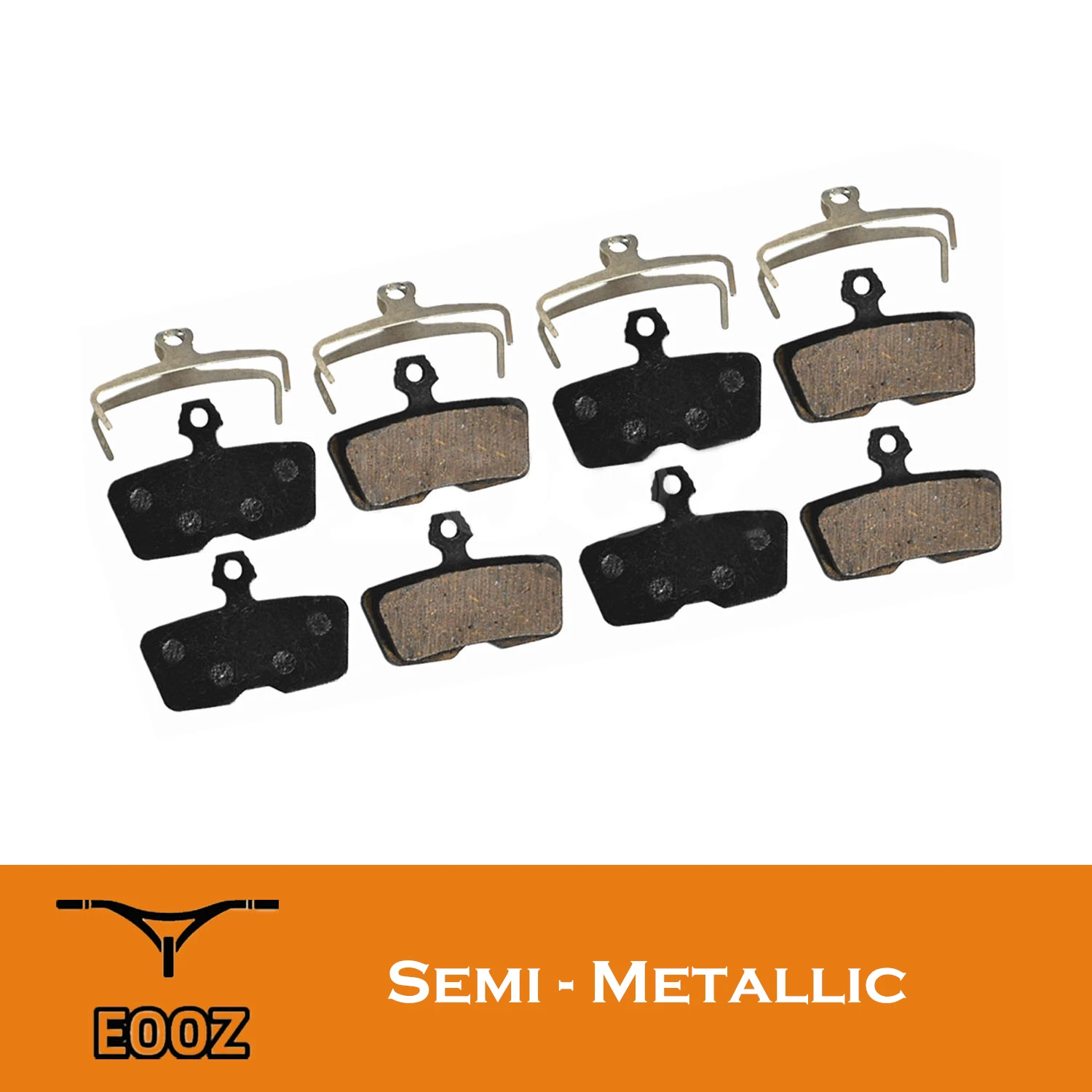 4Pairs Bicycle Semi - Metallic Hydraulic Disc Brake Pads For SRAM Code 2011+ / CodeR RSC / Guide -re 2011+ / Sram Red 22 / S-700