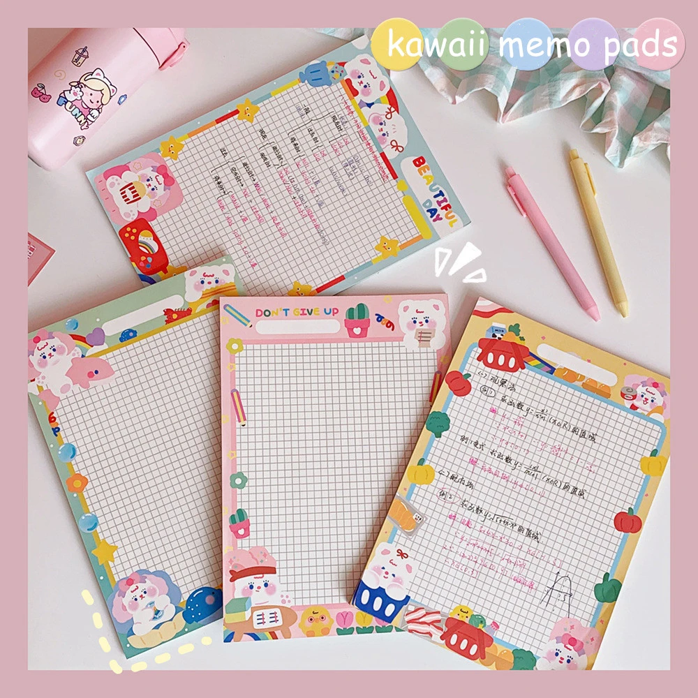 MINKYS New Arrival Kawaii Daily Memo Pads Note Paper Monthly Planner To Do It Check List Notepad Paperlaria School Stationery