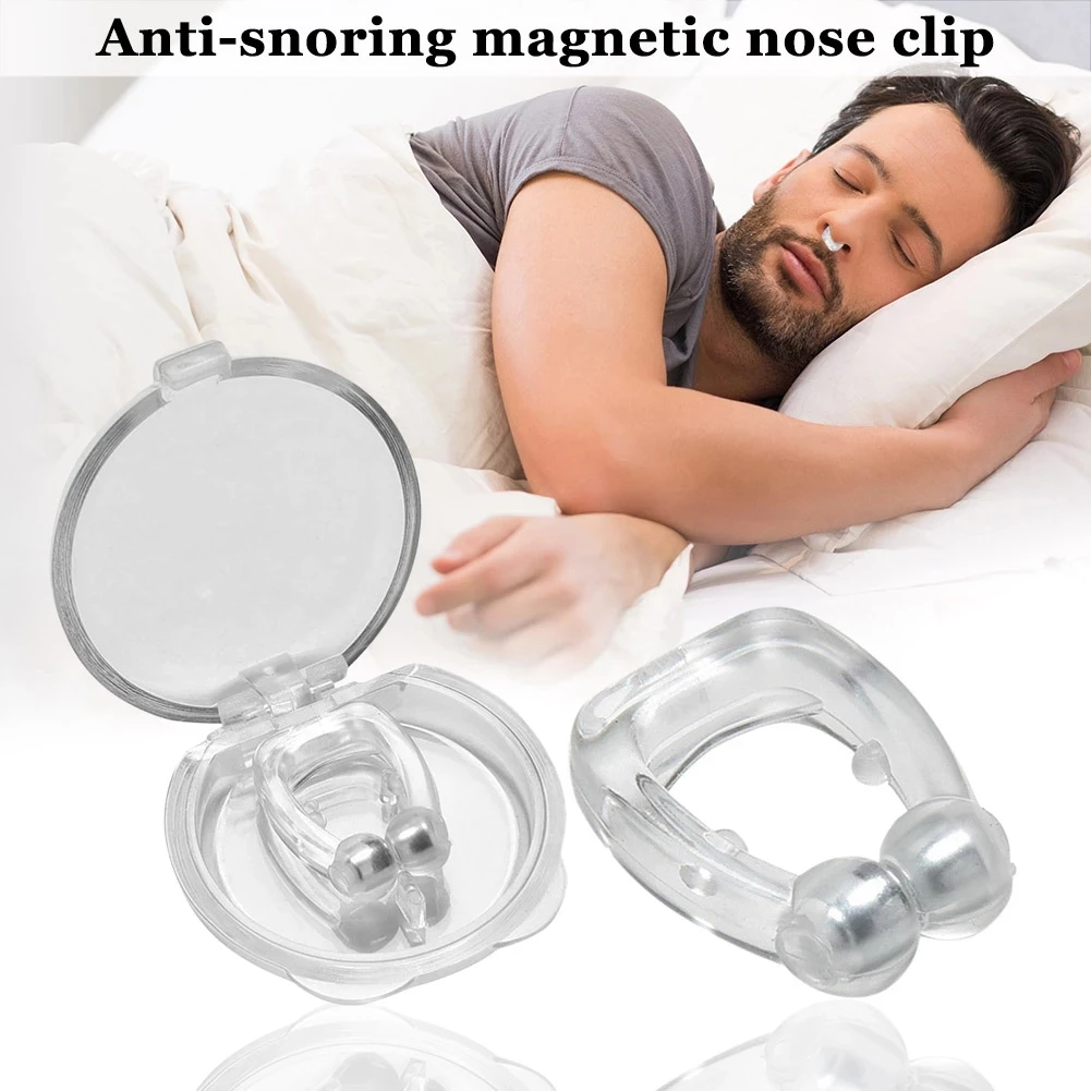 Anti snore nose aid Silicone Nasal Dilators Stop Snoring Nose Clip Sleep Tray Sleeping Aid Apnea Guard Night Device