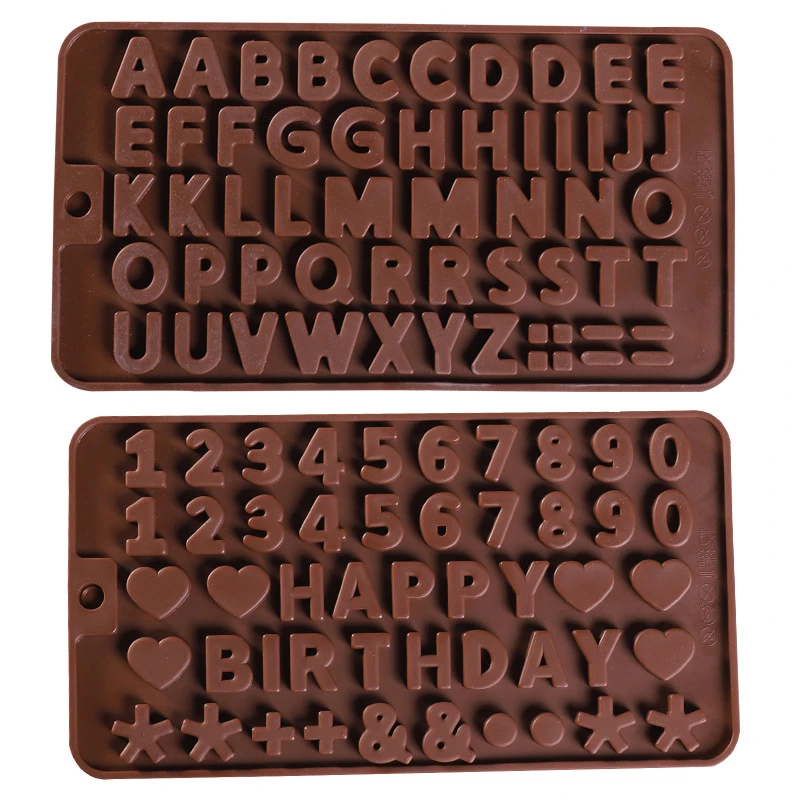 3D Russian Alphabet Silicone Mold Letters Chocolate Mold Cake Decorating Tools Tray Fondant Molds Jelly Cookies Baking Mould