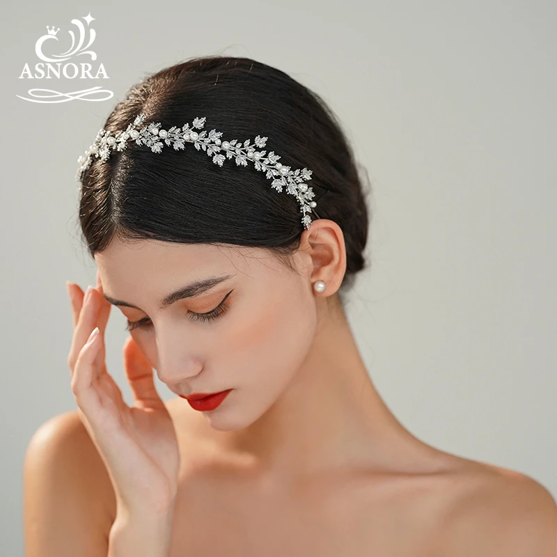 Classic Crystal Wedding Headwear Zirconia Hairband Bridal Hair Accessories Headdress Bridal Crown Dinner Party Accessories