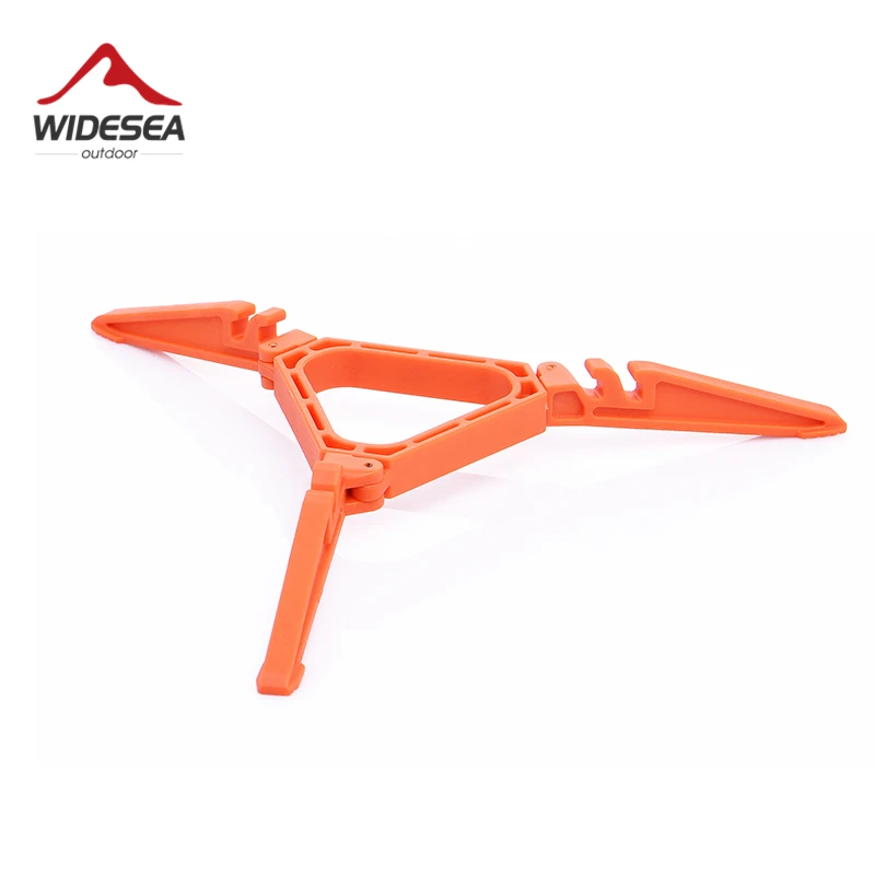 Widesea Gas Tank Bracket Gas Burner Outdoor Stove Bottle Shelf Stand Tripod Folding Canister Stand Camping Stove Tools