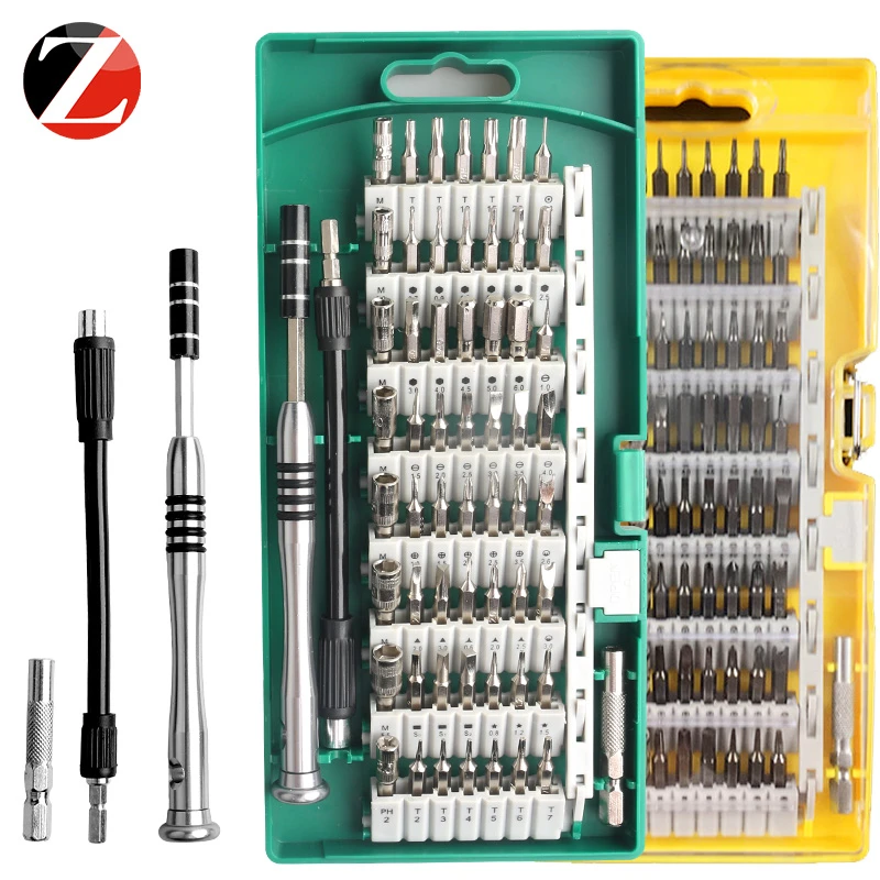 108 in1 Screwdriver Set Small Torx Multi-function Precision Screwdriver Bits For Phone Laptop Electronic Device Repair Hand Tool