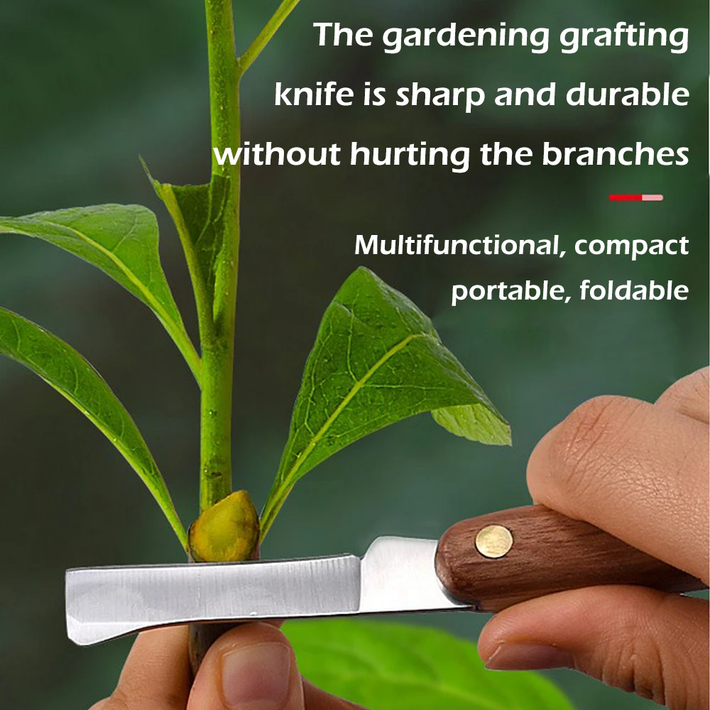 Garden Grafting Clippers Tool Pruner Kit for Fruit Tree Grafting Mini Professional Pruner Kit Plant Pruning Shears Scissor Knife