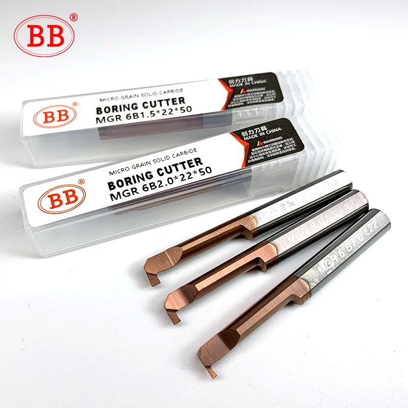 BB MGR MIR MFR Boring Cutter for Grooving Threading Coated Carbide Mini Internal Lathe Turing Tool