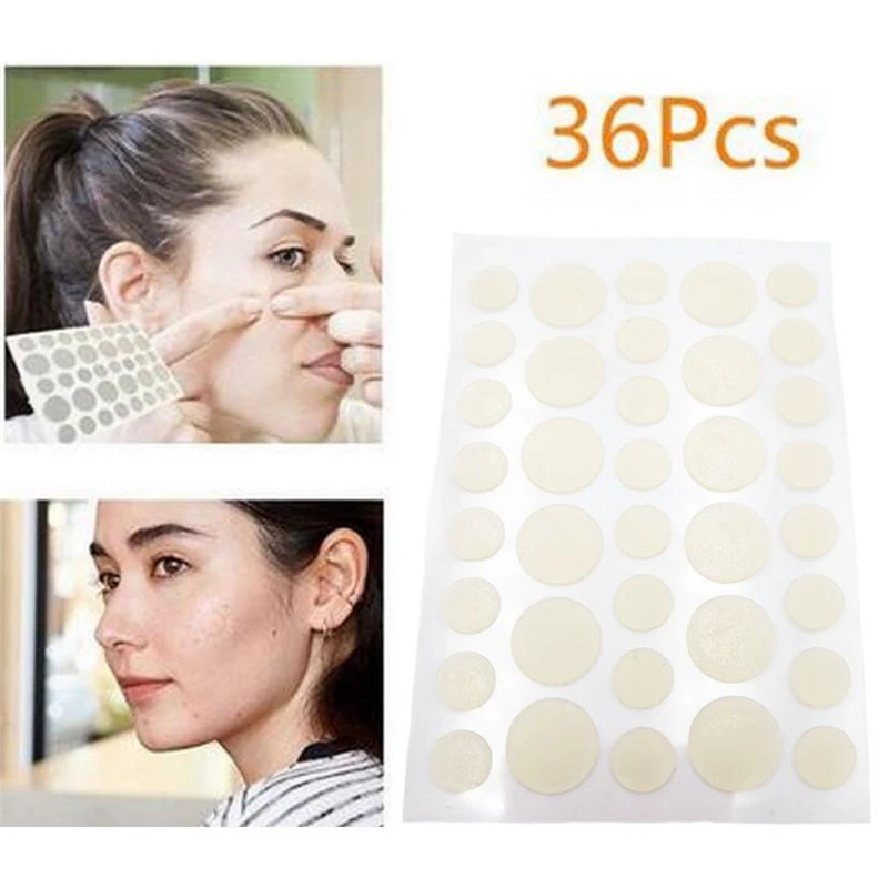 Skin Tag Remover Patch 36pc/lot Acne Remover Pimple Absorbing Cover Anti-Infection Invisible Hydrocolloid Treatment Skin Care