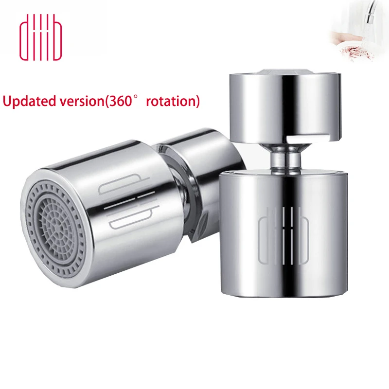 Diiib Daibai Kitchen Faucet Aerator Water Diffuser Tap Nozzle Bubbler 360 Water Saving Filter 2-Flow Splashproof Booster