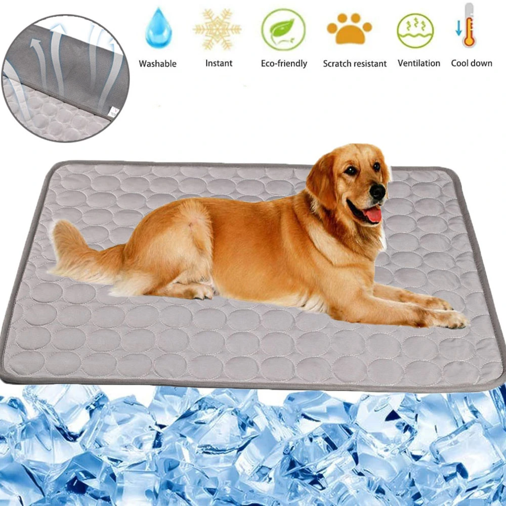 Dog Mat Cooling Summer Pad Mat For Dogs Cat Blanket Sofa Breathable Pet Dog Bed Washable Dogs Car Seat Cover Summer Pad Mat