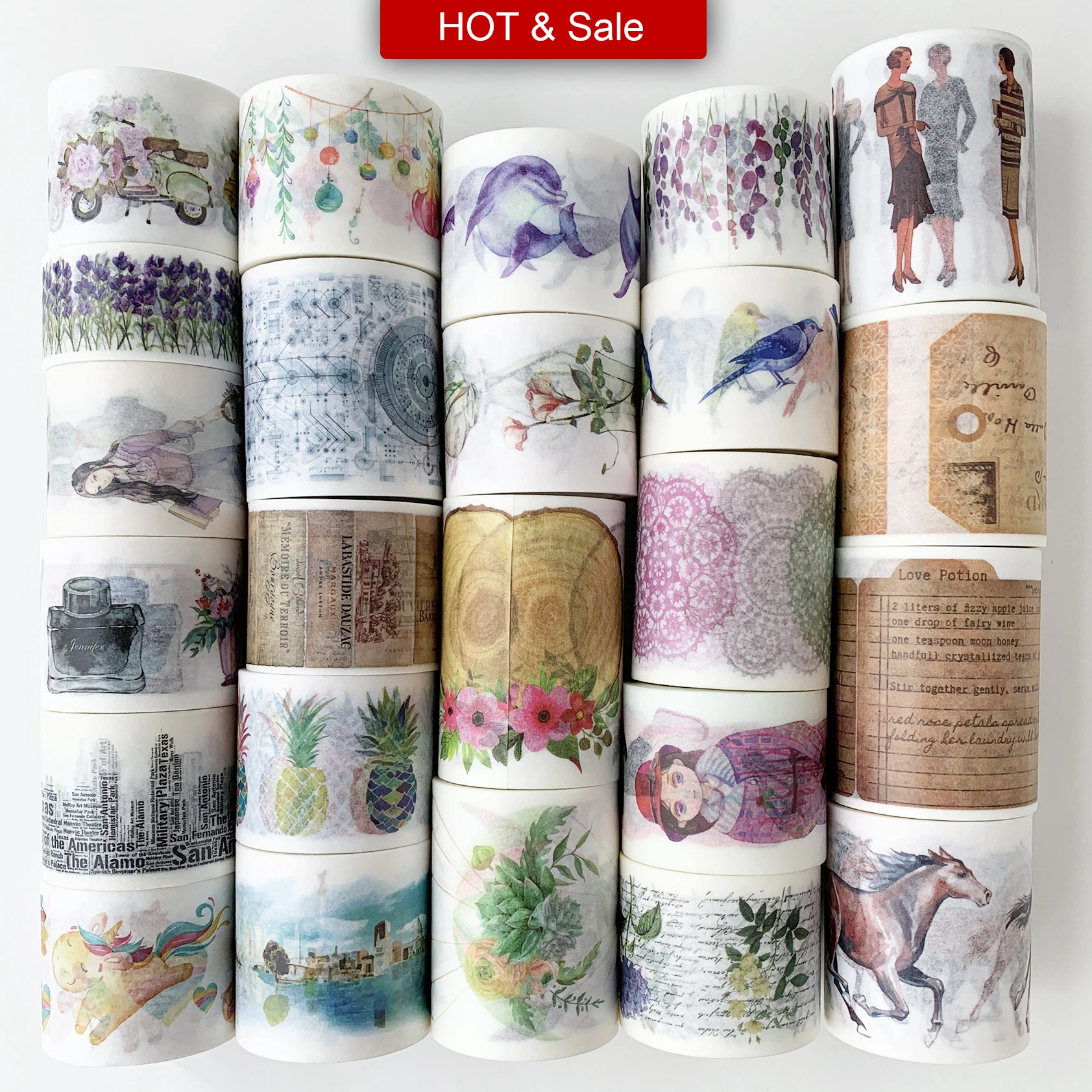 Free shipping washi tape,Techo tape,DIY craft masking tape,Scrapbook Diary gift,Many Coupons & flower patterns.HOT & SALE,9555