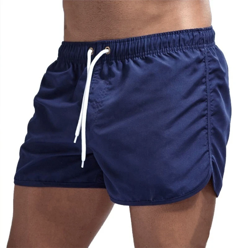 Men's Swimwear Shorts Summer Beach Shorts Fitness Training Beachwear Pants Breathable Boardshorts Surf  Swimsuit Male Clothing