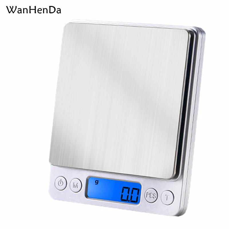 3000g/0.1g Electronic digital display scale Platform scale 500g/0.1g Jewelry gram scales Precision scale LCD mini Kitchen Scale
