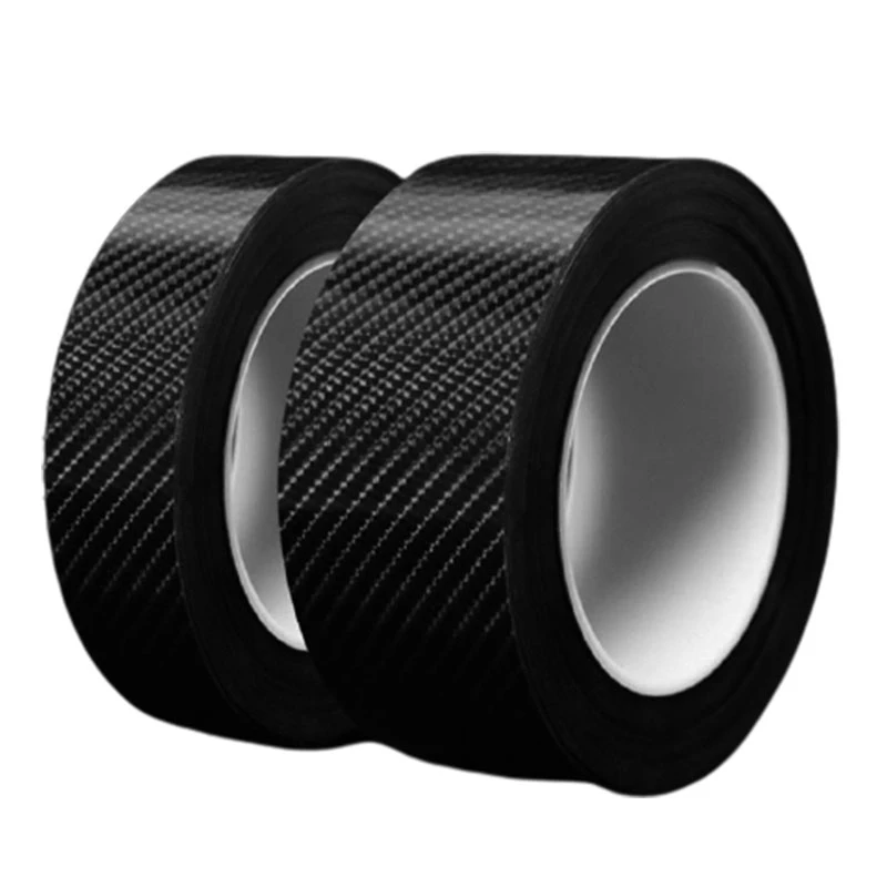 Bike Protection Stickers 5D Carbon Fiber Car Door Tape 3cm 5cm Anti-scratch Bicycle Frame Protector Film Tool Cycling Accessorie