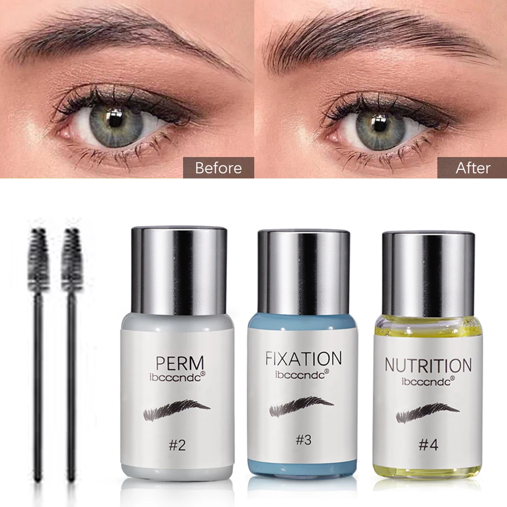 New Brow Lamination Kit Eyebrow Perm Lotion Eye Brow Lifting Semi-permanet Beauty Salon Brow Lift Perming Nutrition 5ml