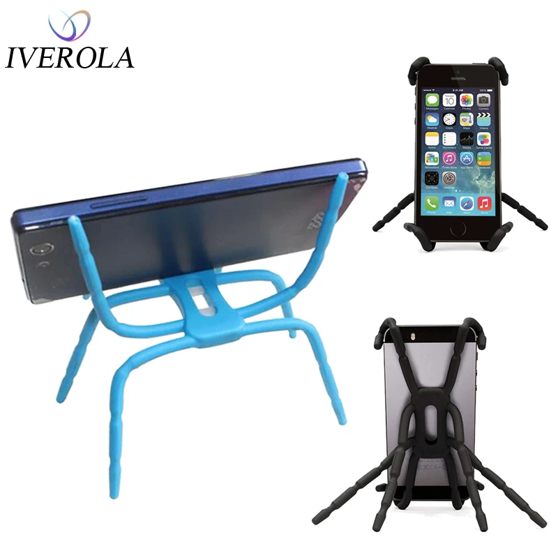 Universal Phone Stand Spider DIY Phone Holder Mount stent Desk Stand Mobile Phone Lazy Holder For iPhone For Samsung For Android