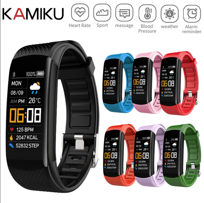 Fitness Bracelet Ip67 Waterproof Sport Fitness Tracker Blood Pressure Heart Rate Pedometer Smart Band Watch For Android IOS