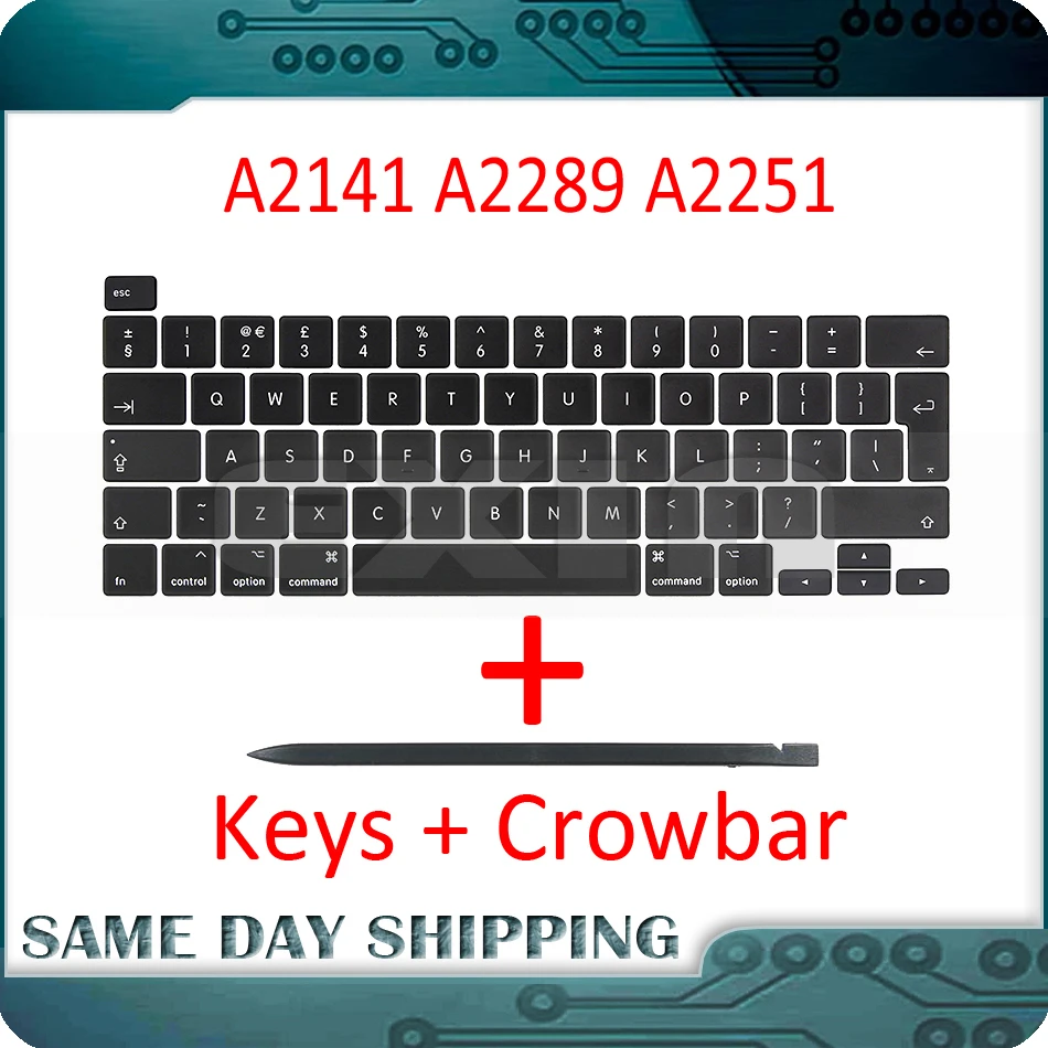 Laptop A2141 A2289 A2251 Key Keycaps Keys Cap Keyboards Scissor Repair for Apple Macbook Pro Retina 13