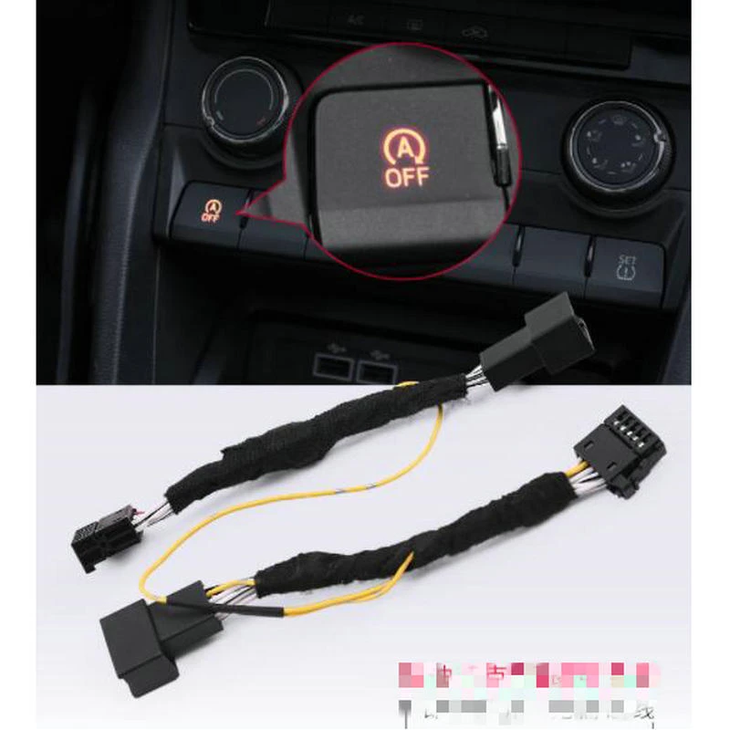 STYO Plug Play Engine Start Stop A OFF Auto Close Turn OFF Cable For KAROQ KODIAQ 17-20 Superb B8 16-20 Octavia 5E MK3 A7 15-20