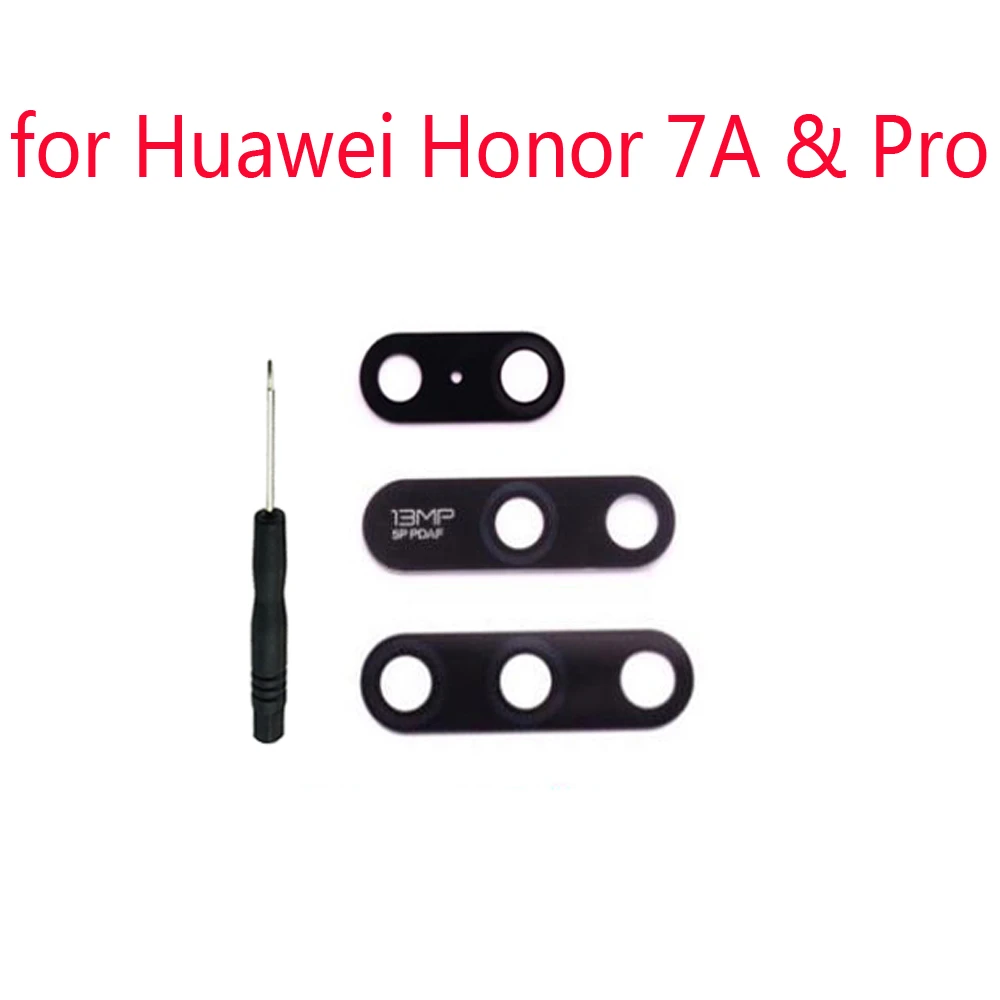 Camera Glass Lens For Huawei Honor 7A Pro Original Phone Housing New Rear Back Camera Glass Cover For HUAWEI 7A Pro + Tool