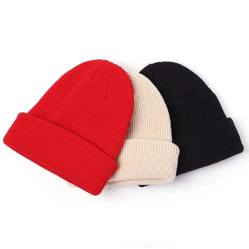 2021 Winter Hats for Woman New Beanies Knitted Solid Cute Hat Girls Autumn Female Beanie Caps Warmer Bonnet Ladies Casual Cap