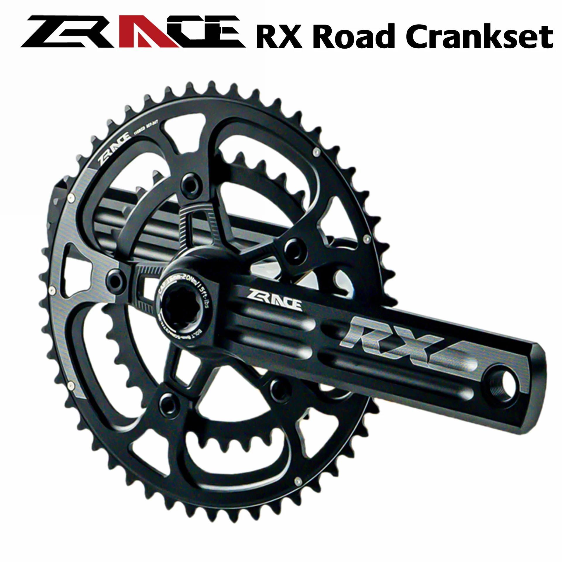 ZRACE RX 2 x 10 / 11 Speed Road Chainset Chain Wheel crank protector, 50/34T, 53/39T, 170mm / 172.5mm / 175mm, DUB BB29