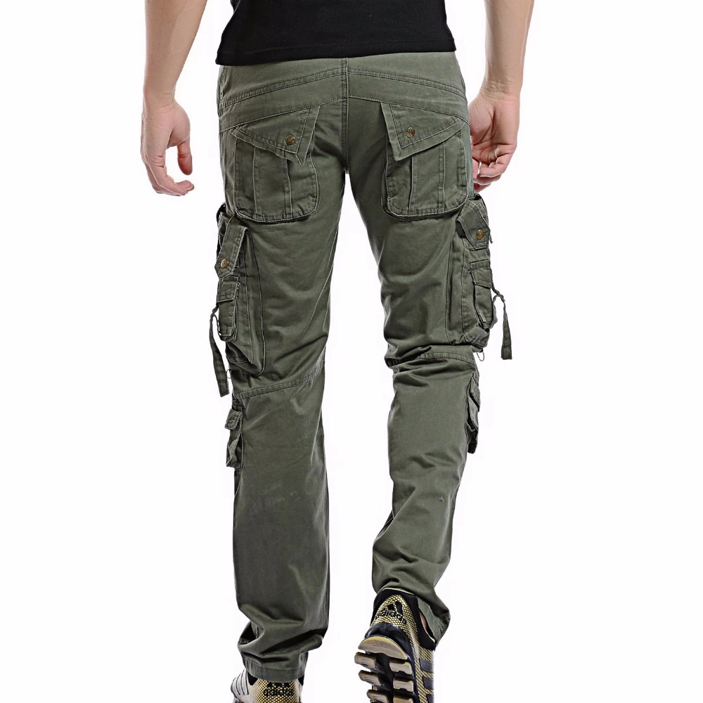 2021 Fashion Military Cargo Pants Mens Trousers Overalls Casual Baggy Army Cargo Pants Men Plus Size Multi-pocket Tactical Pants