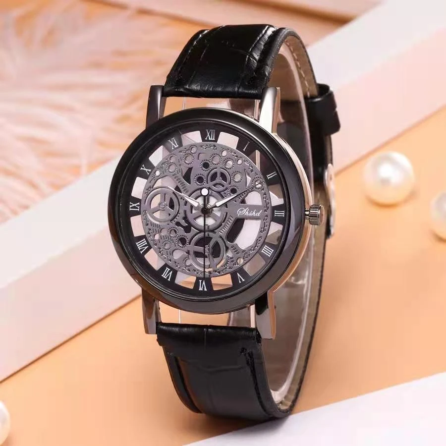 Fashionable casual men's watch hollow out strap watch not mechanical expression couple table model undertakes to men and women