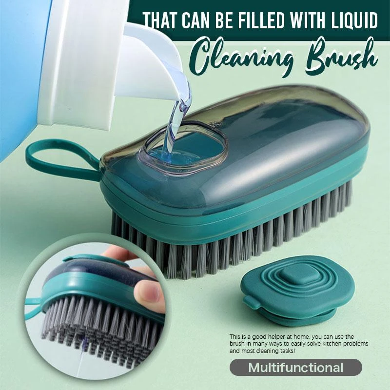 Multifunctional Cleaning Brush Portable Plastic Clothes Shoes Hydraulic Laundry Brush Hands Cleaning Brush Kitchen Bathroom