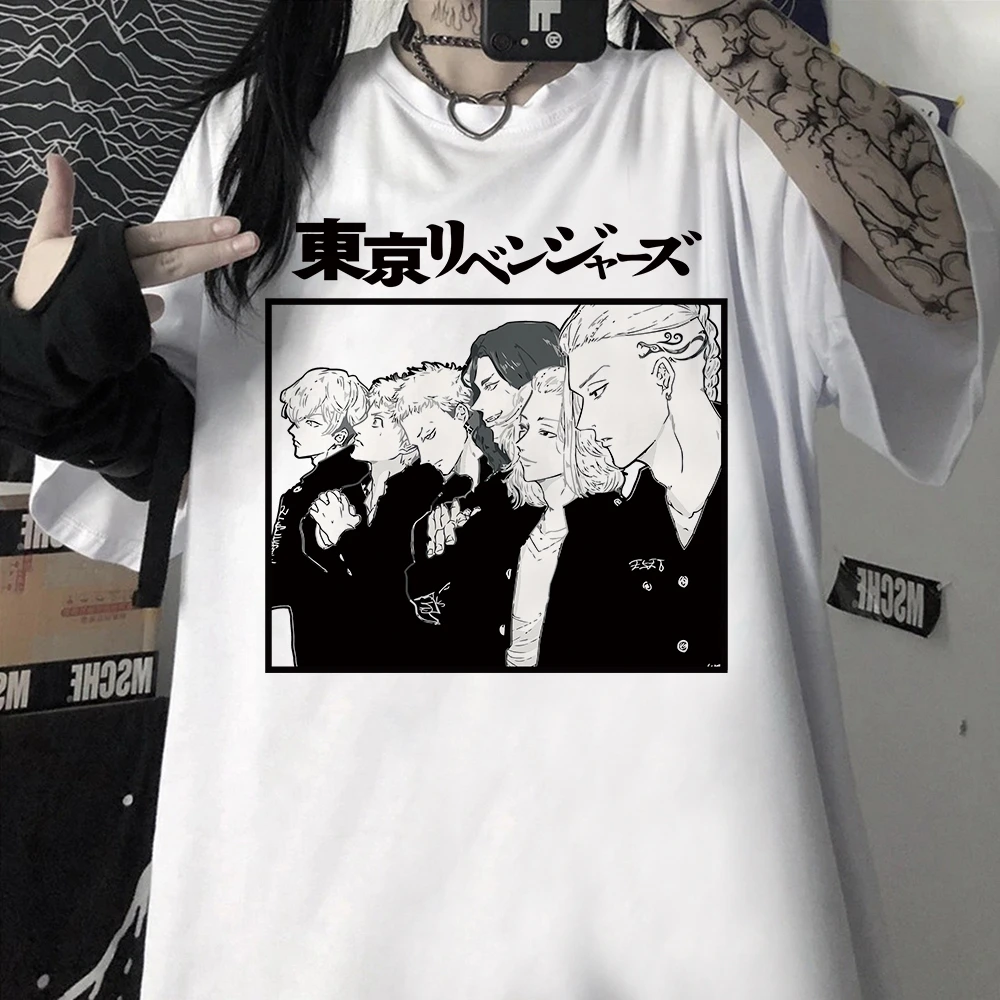 2021 Anime Tokyo Revengers Tee Shirt Tops Short Sleeve Casual Men Tshirt Clothes Male Unisex