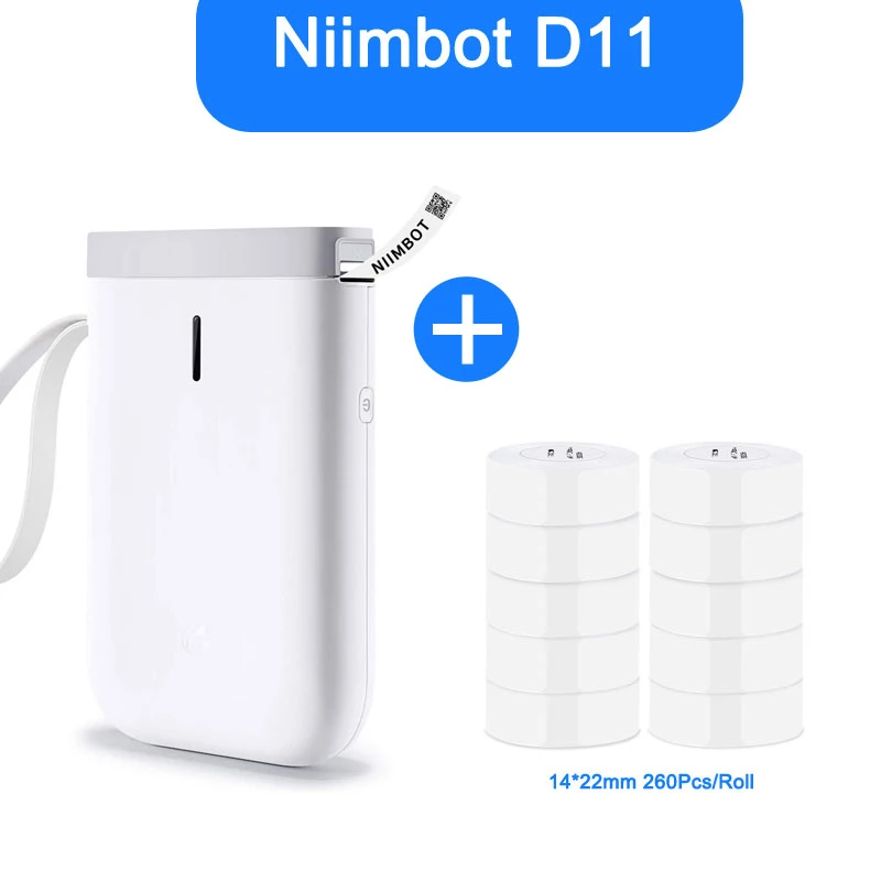 Special Price Niimbot D11 Bluetooth Label Printer with  Thermal Sticker Paper Production Date Self Adhesive Name Tag