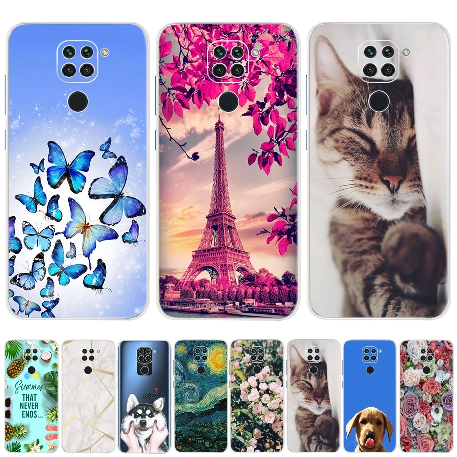 Case For Xiaomi Redmi Note 9 Case Soft Painted Cover TPU silicon back Cover Xiomi Redmi Note 9 Note9 RedmiNote9 6.53 Phone Cases