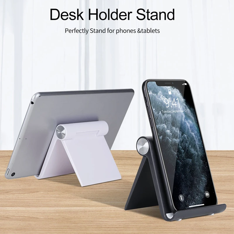 Portable Mobile Phone Holder Stand for iPhone Samsung iPad Universal Support Smartphone Tablet Desktop Stand Cell Phone Holder