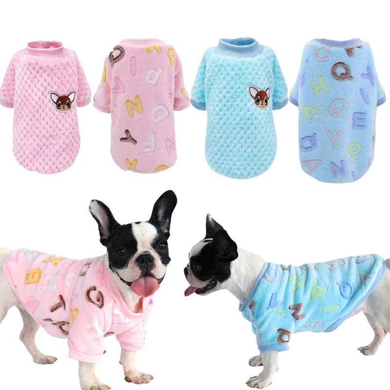 Small Dog Clothes Pet Cat Clothes Pajamas Winter Chihuahua Puppy Clothing French Bulldog Coat Hoodie for Small Dogs