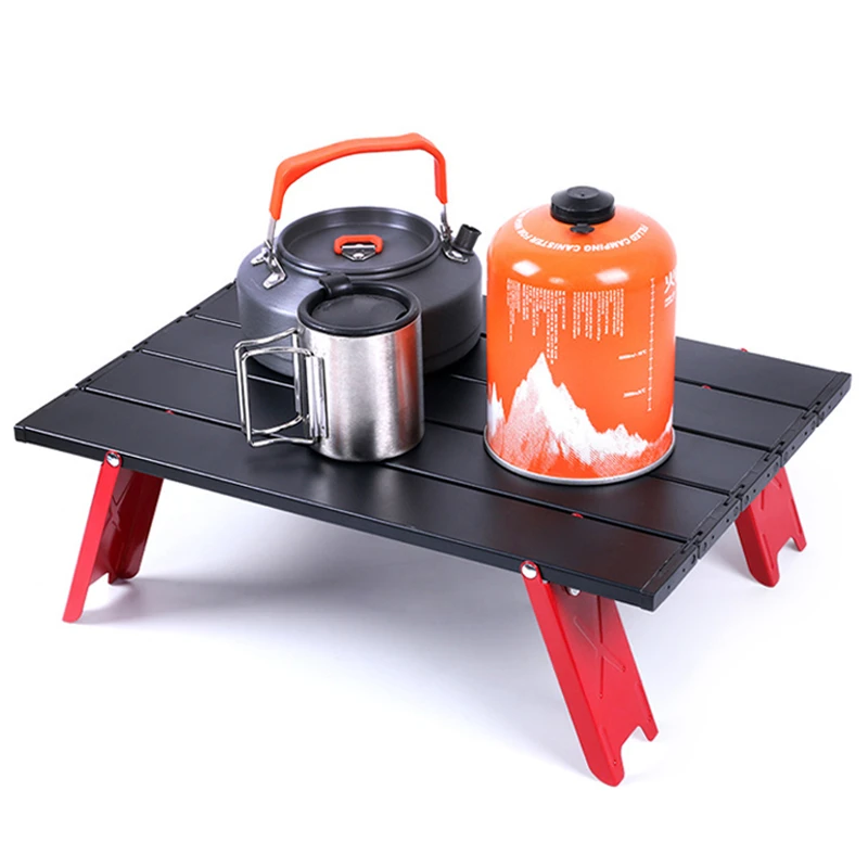 Mini Folding Camping Table Desk Ultralight Aluminum Alloy Picnic Folding Table for Outdoor BBQ Backpacking Accessories 트레킹 테이블