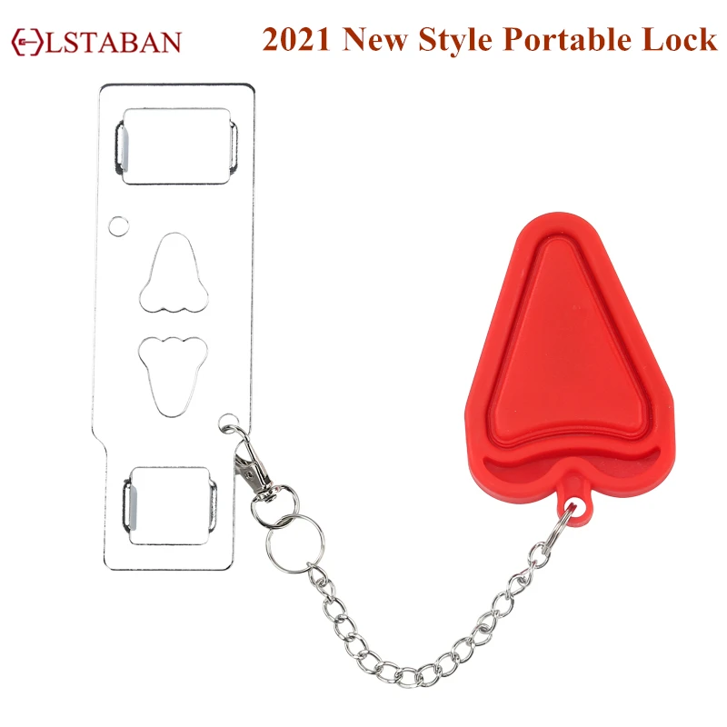 Portable Door Lock Self-Defense Anti Theft Door Locks Safety Latch Door Stopper Security Hotel Apartment Travel Home Door Locks