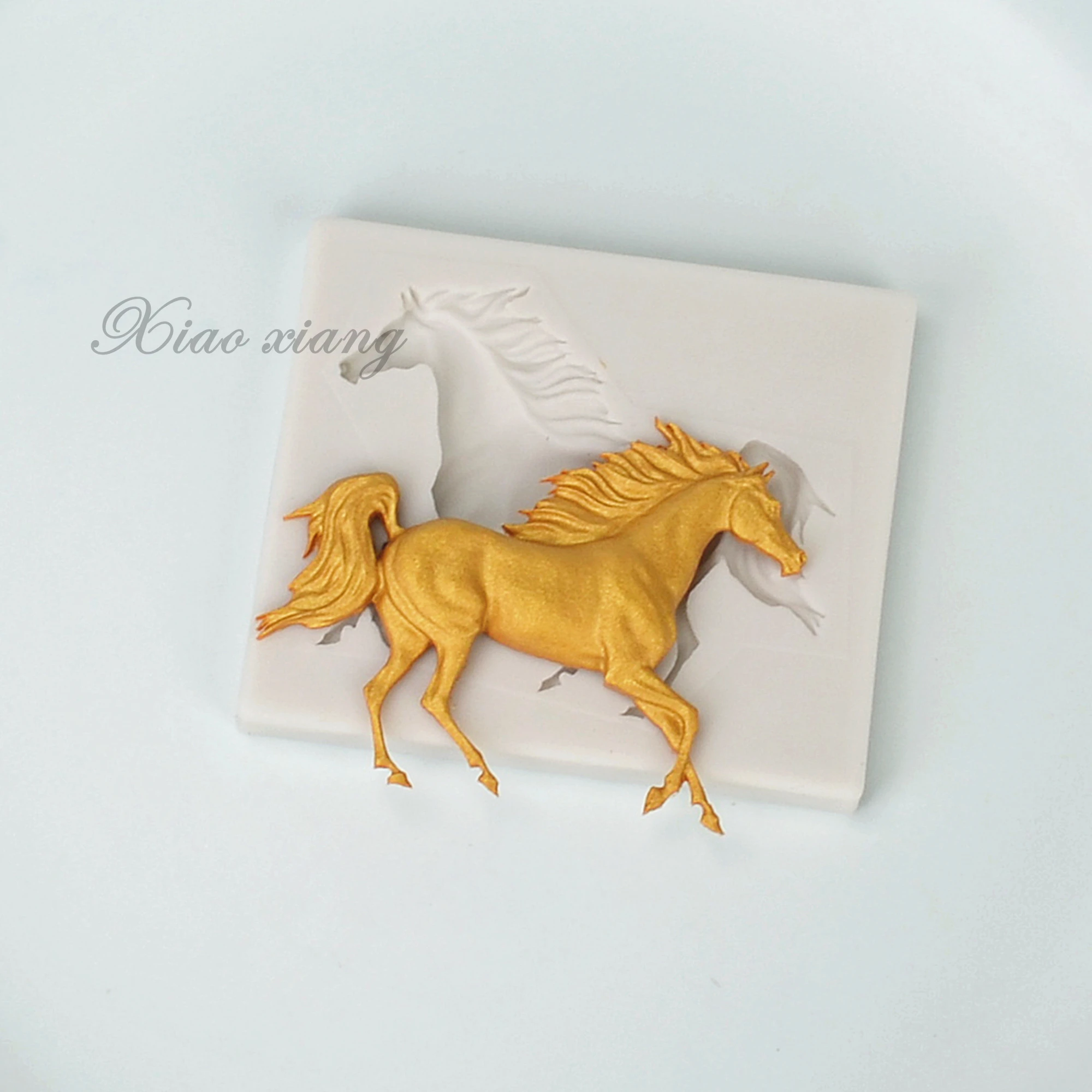 Luyou 1pc 3D Silicone Molds For Baking Horse Chocolate Fondant Molds Sugarcraft Cake Decorating Tools Cake Moulds FM1693