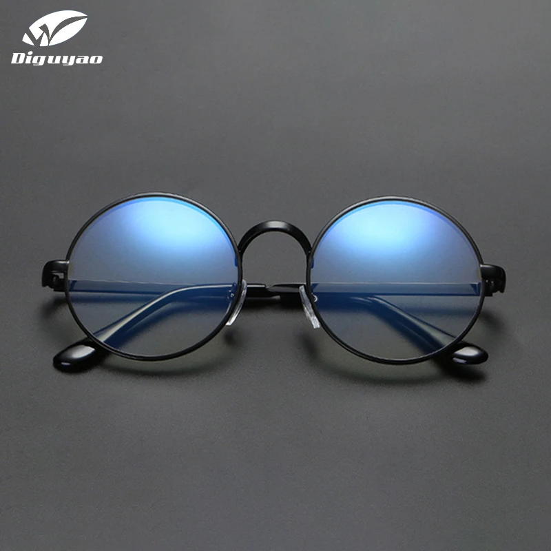 DIGUYAO Brand Round Glasses Women Optical eyeglasses computer anti filter blue light blocking glasses TV gaming Fatigue glasses