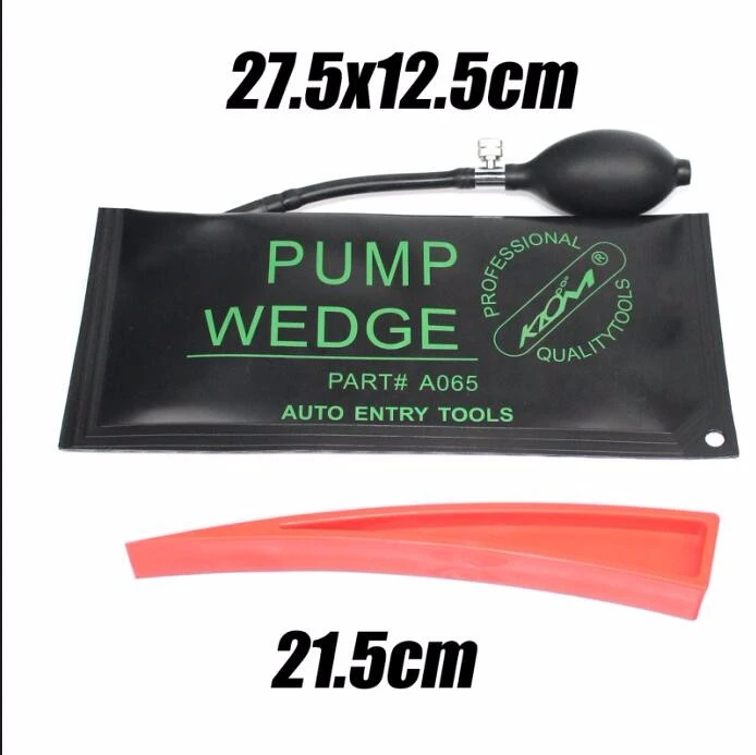 Popular Inflatble KLOM PUMP WEDGE LOCKSMITH TOOLS Auto Air Wedge Airbag Lock Pick Set Open Car Door Lock
