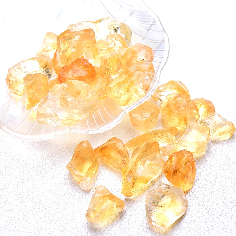 20/50G Natural Raw Yellow Citrine Quartz Crystal Rough Stone Specimen Healing crystal love natural stones and minerals fish tank