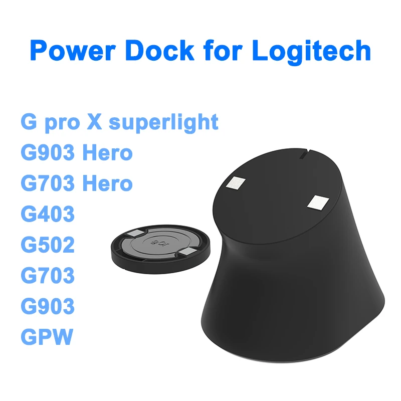 Pitta Studio Mouse Wireless Plastic Power Charging Dock Stander for Logitech GPW GPX G Series G502 Superlight Electronic Sport