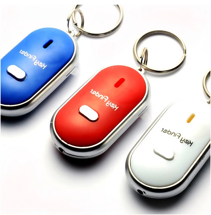 LT Wireless Whistle Key Finder Keychain Electronic Anti-Theft Ellipse Plastic Key Search Anti-Lost Device Car Keyrings Q-045