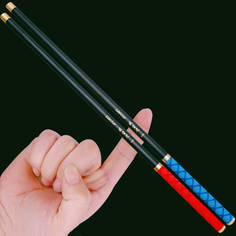 Super Light Hard  Freshwater Fishing Rod Carbon Fiber Hand Telescopic Fishing Pole3.6M3.9M4.5M5.4M6.3M7.2M8M9M10M