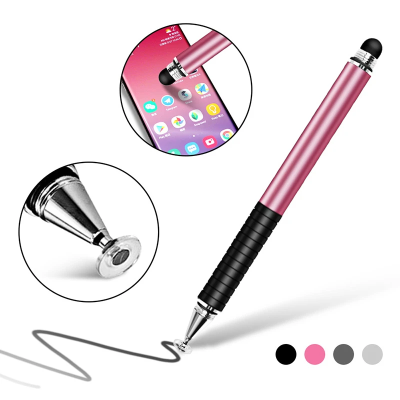 Universal 2 In 1 Stylus Drawing Tablet Pens Capacitive Screen Caneta Touch Pen For Mobile Android Phone Smart Pencil Accessories