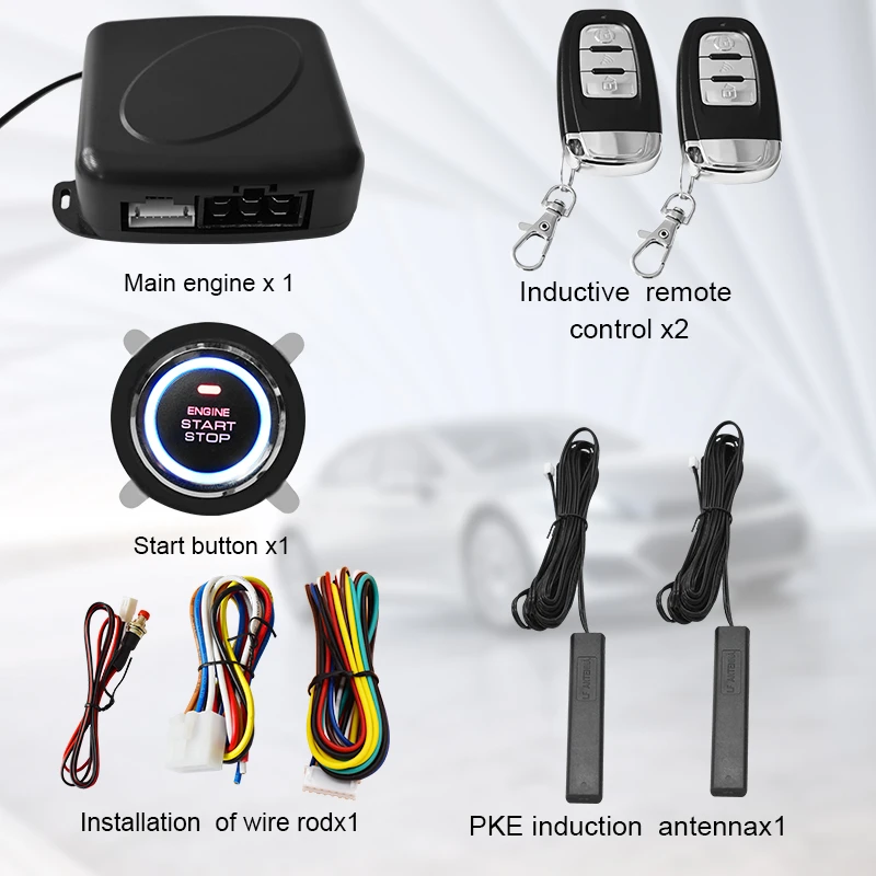 Car PKE one key start keyless entry system one key start car ignition