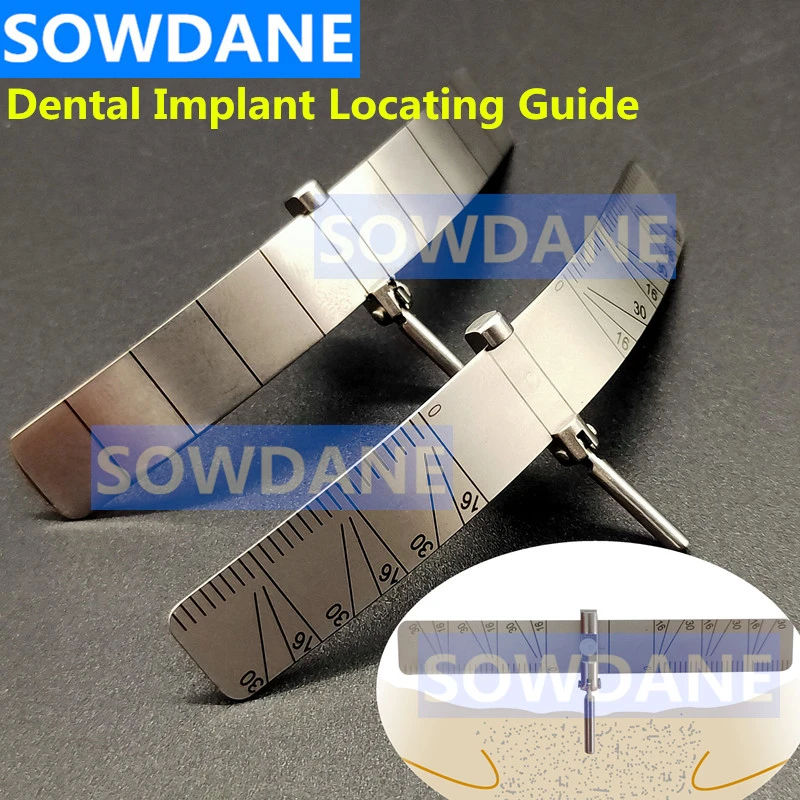 Dental Implant Locating Guide Surgical Planting Positioning Locator Dental Positioning Angle Ruler Guage Autoclavable