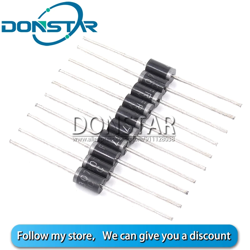 New 20PCS HER104 RL207 FR304 FR107 FR207 FR307 FR607 R-6 DO-27 DO-41 1A 2A 3A 6A 400V 700V Fast Recovery Rectifier Diode