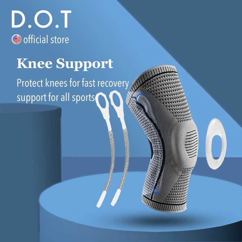 D.O.T Orthopedic Knee Brace for  Arthritis Crossfit Protector Knee Pads for Sports Leg Warmer Orthosis Knee Support Guard Joint